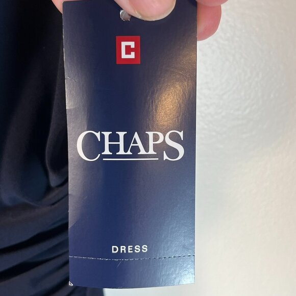 Chaps Yellow & Blue Dress NWT - Picture 4 of 4